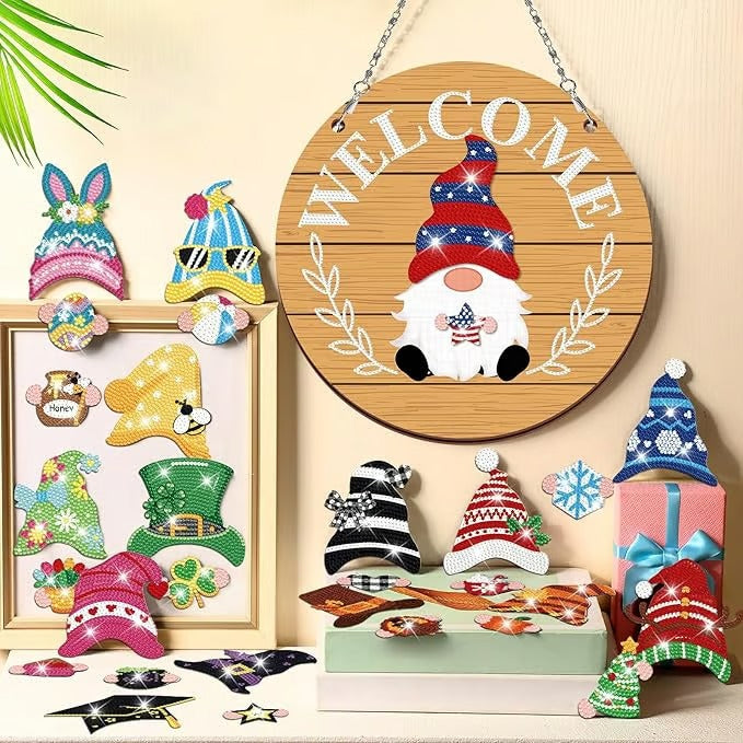 Interchangeable Year-Round Welcome Gnome