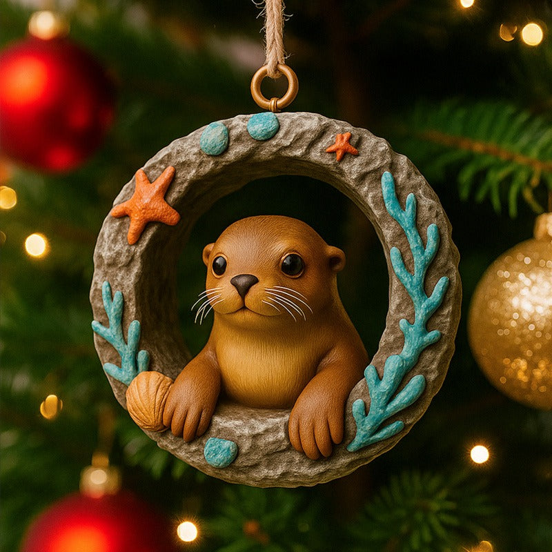Marine Animal Christmas Ornaments