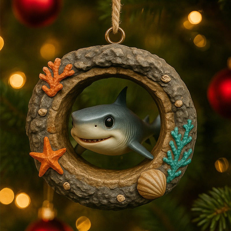 Marine Animal Christmas Ornaments