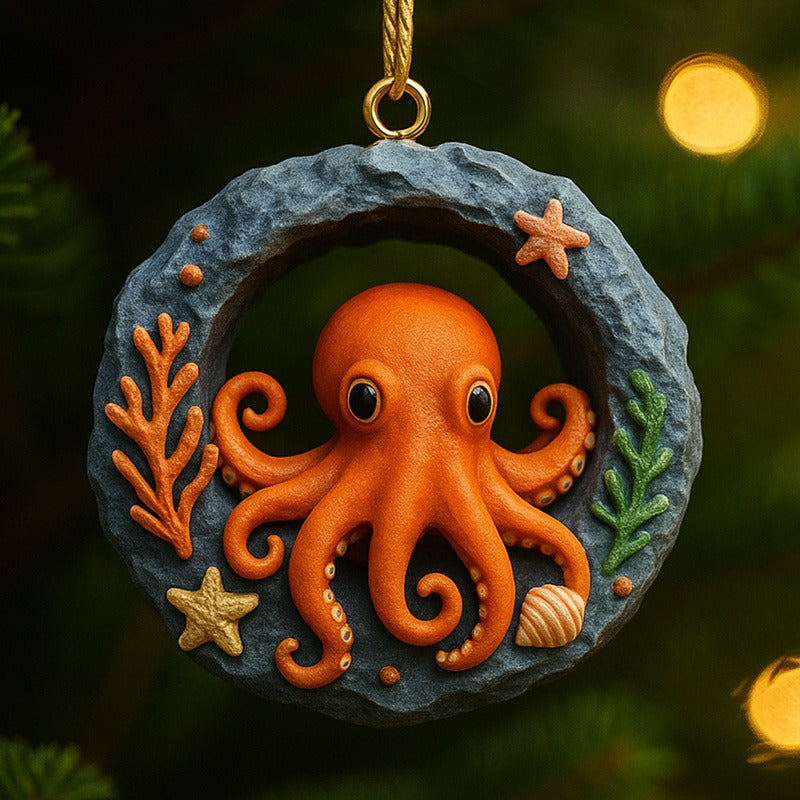 Marine Animal Christmas Ornaments