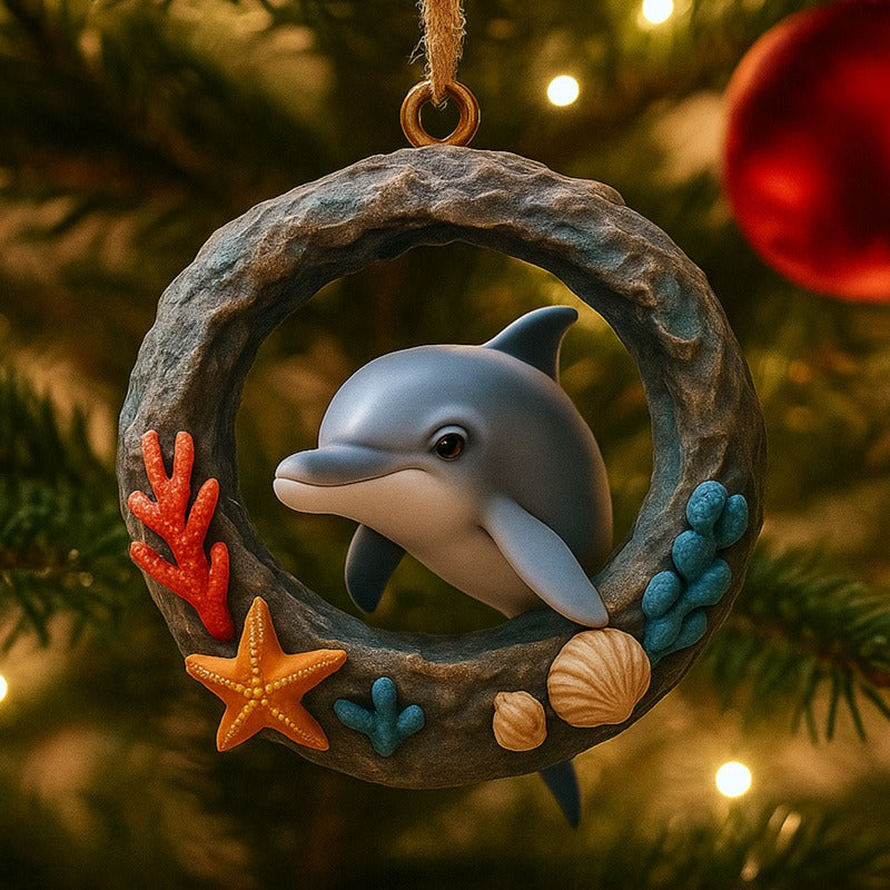 Marine Animal Christmas Ornaments