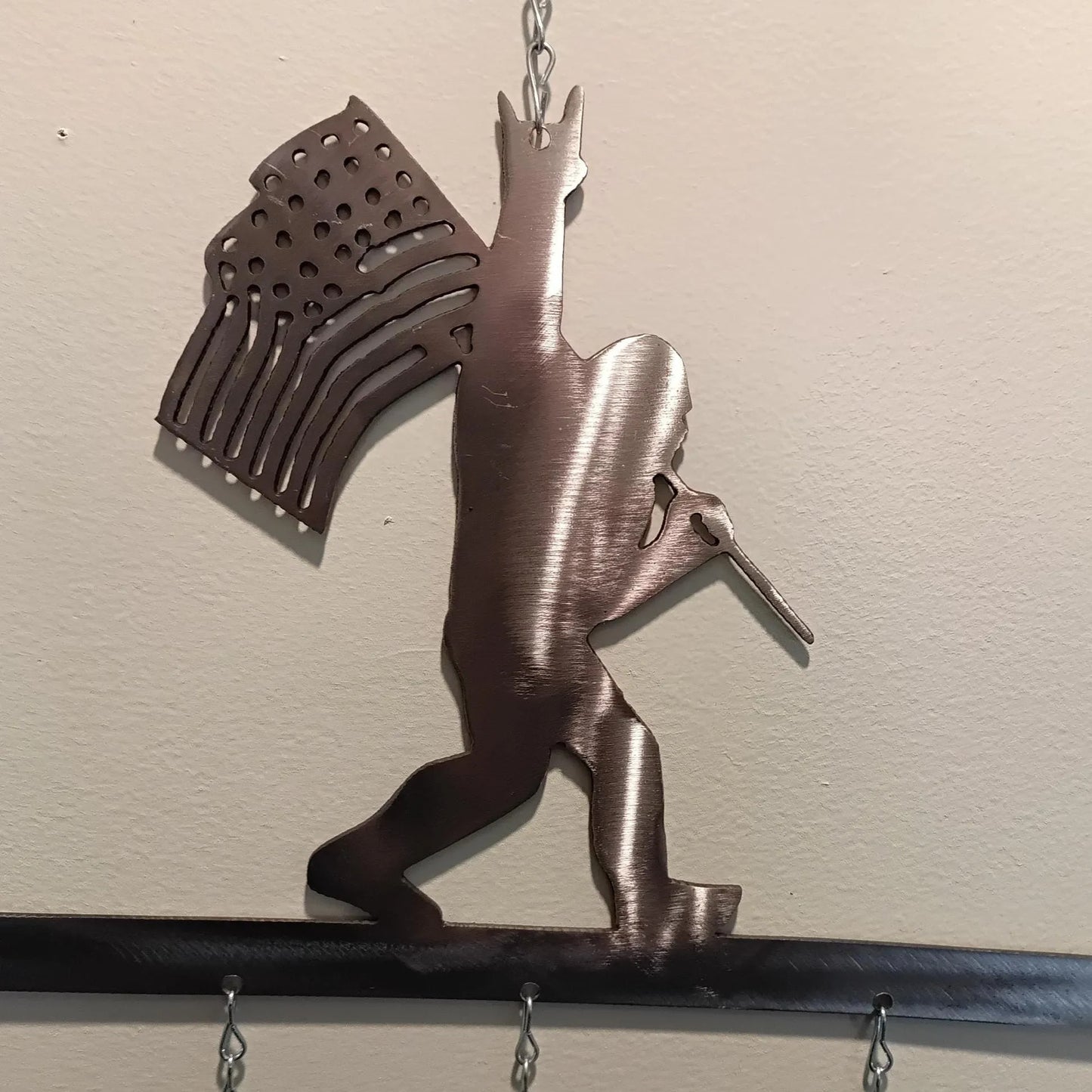 Bigfoot Metal Wind Chime