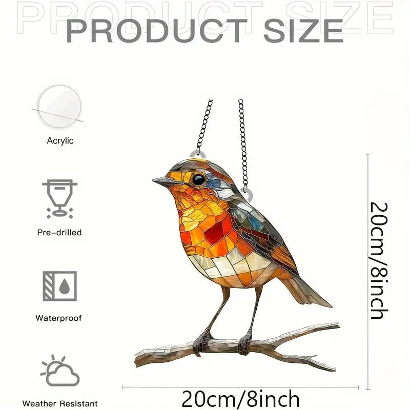 Robin Suncatcher Hanging Ornament
