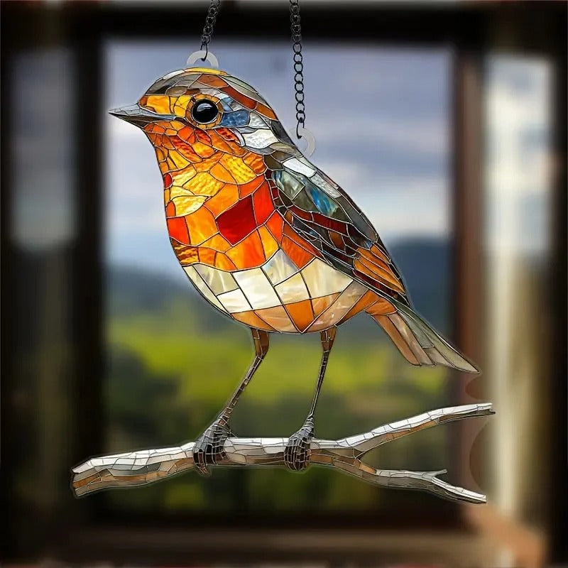 Robin Suncatcher Hanging Ornament