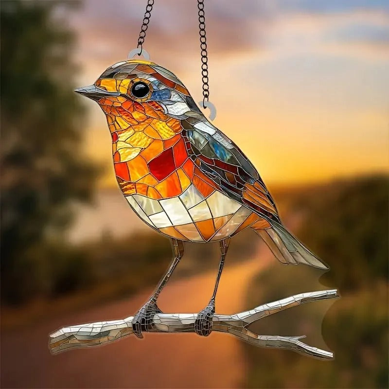 Robin Suncatcher Hanging Ornament