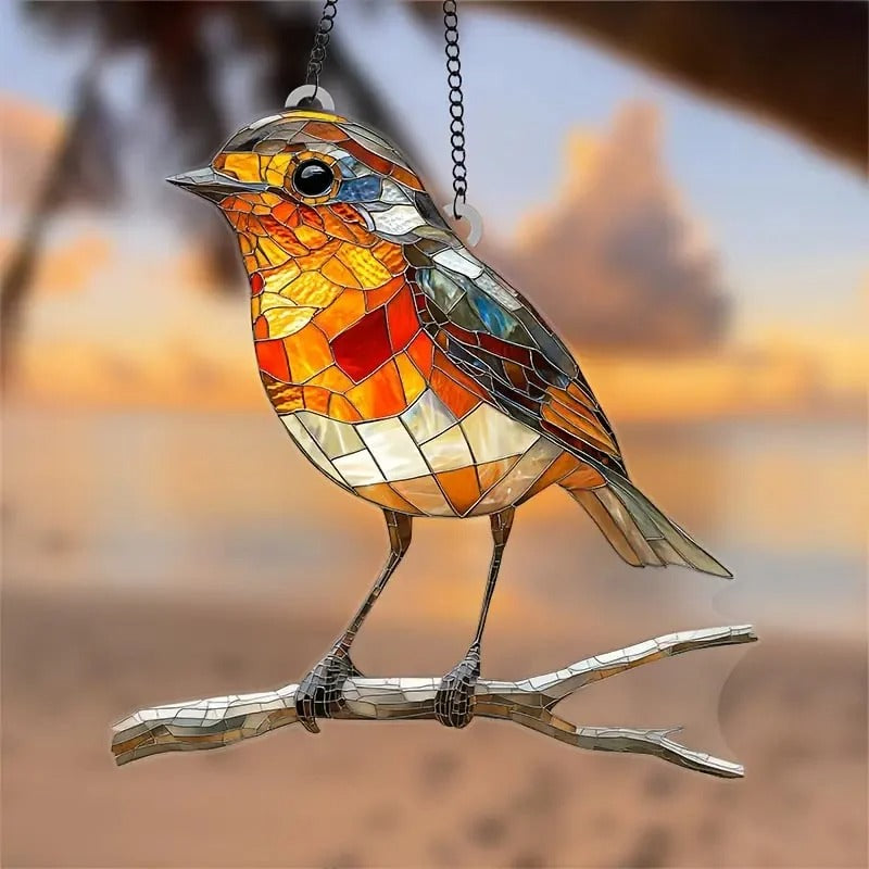 Robin Suncatcher Hanging Ornament