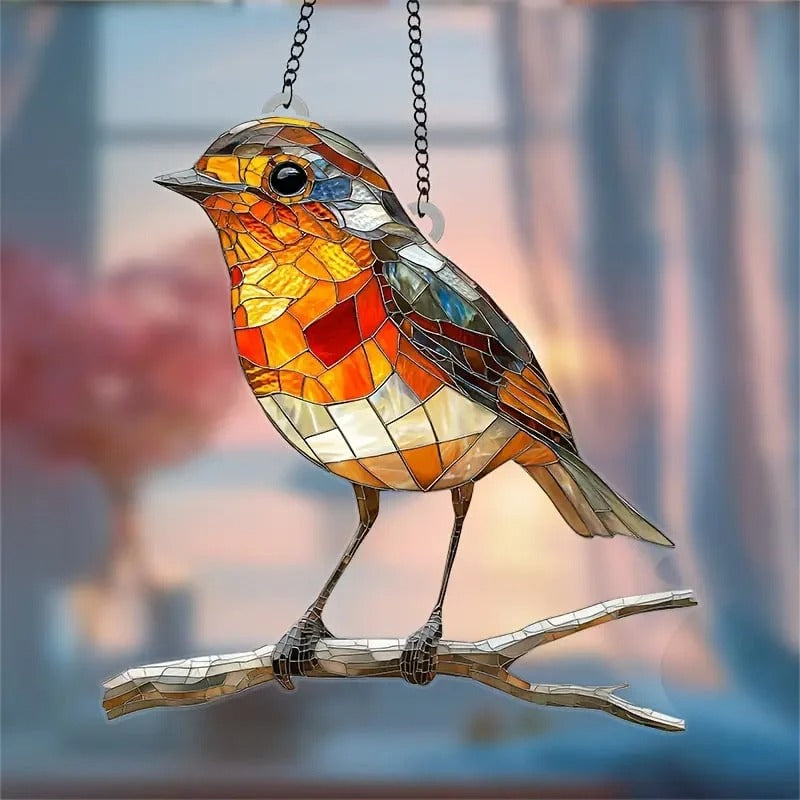 Robin Suncatcher Hanging Ornament