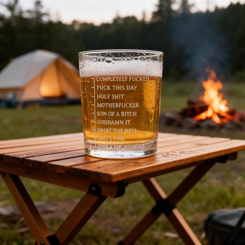 Humorous Whiskey Glass