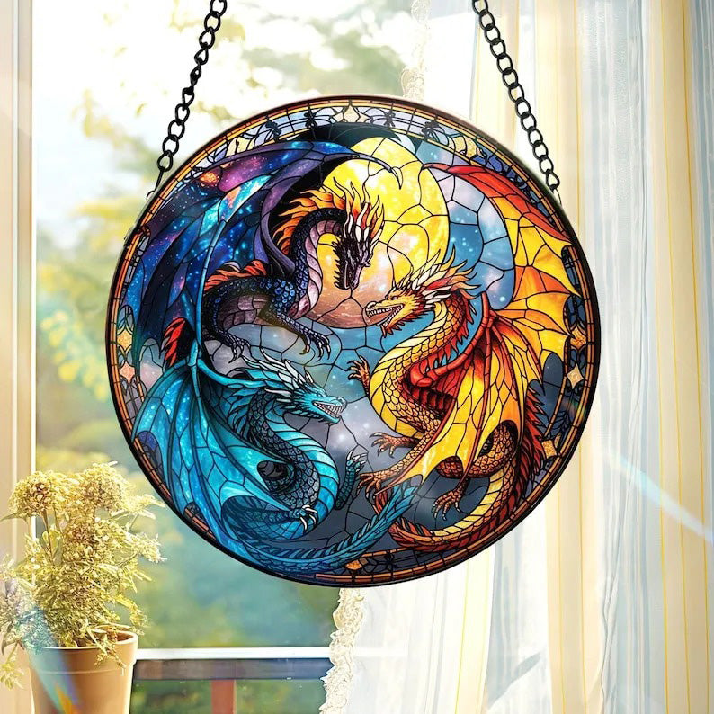 Magic Dragon Suncatcher Acrylic Decoration