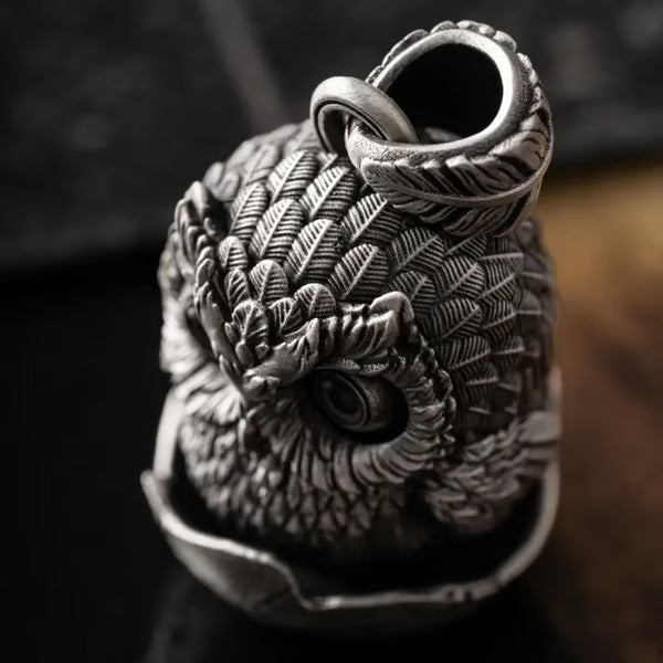 Handmade Owl Fidget Pendant