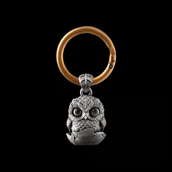 Handmade Owl Fidget Pendant