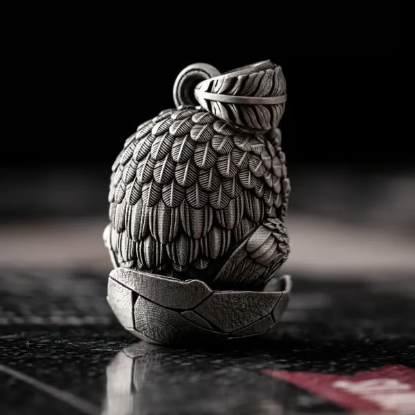 Handmade Owl Fidget Pendant