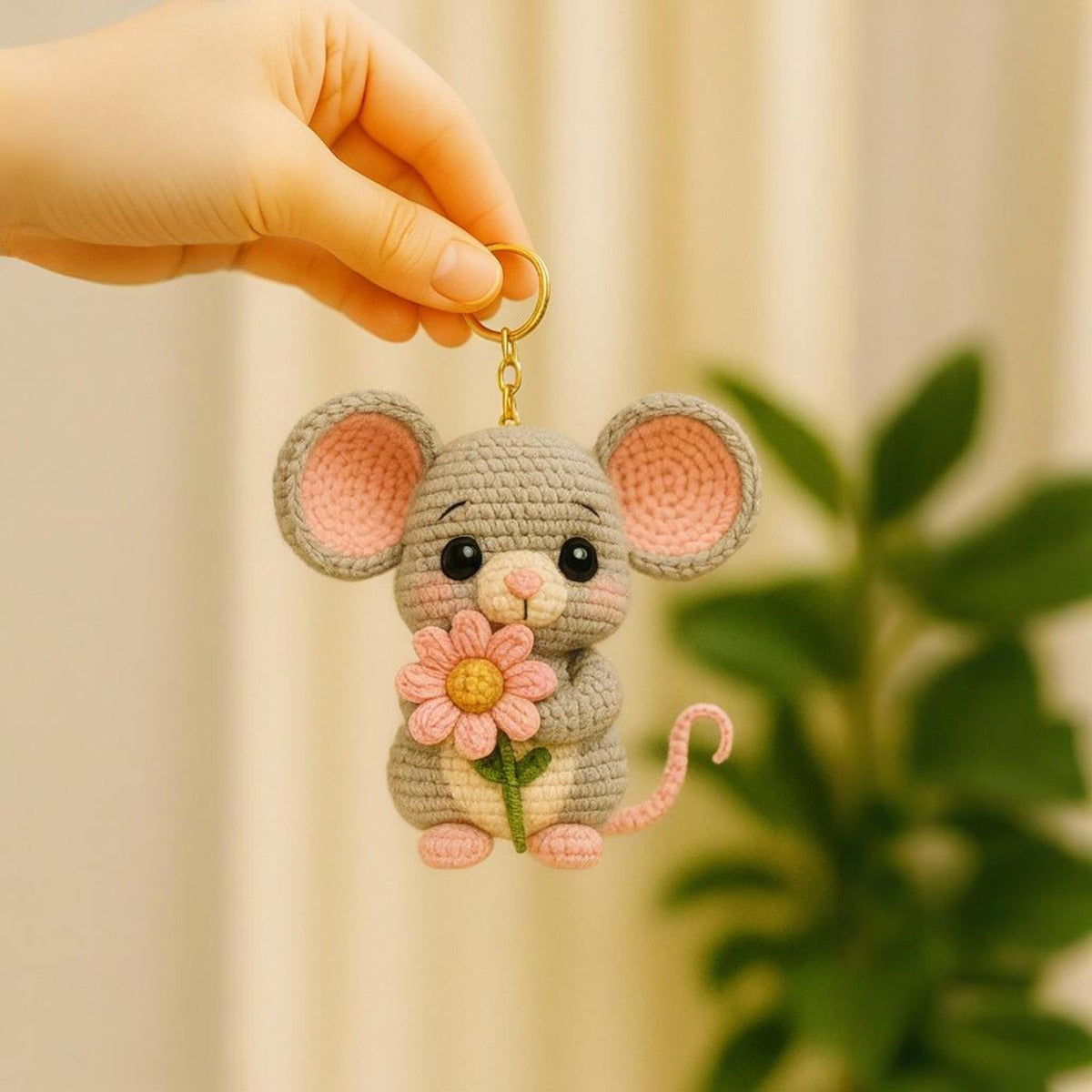 Adorable Crochet Animal Keychains
