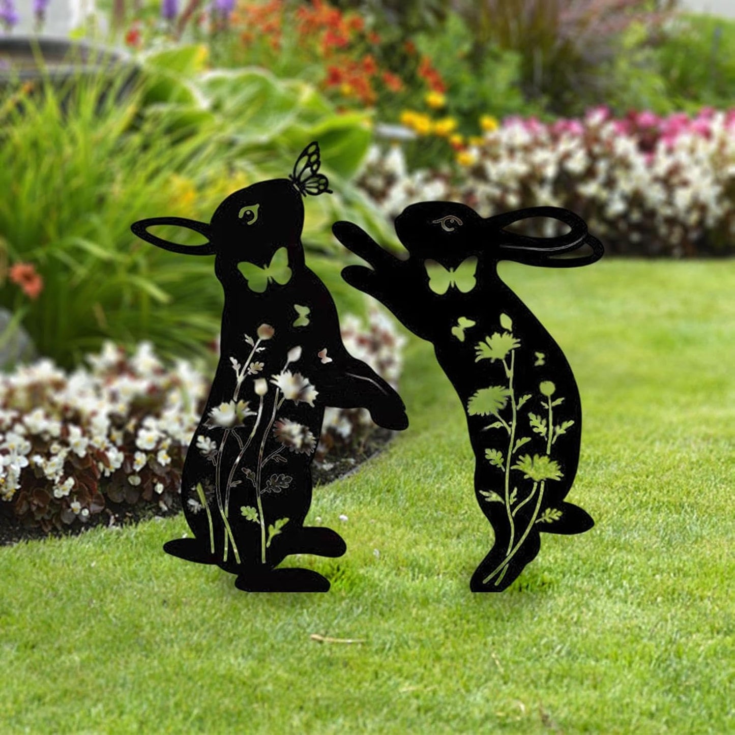 Animal Series Metal Decor for Outside Garden