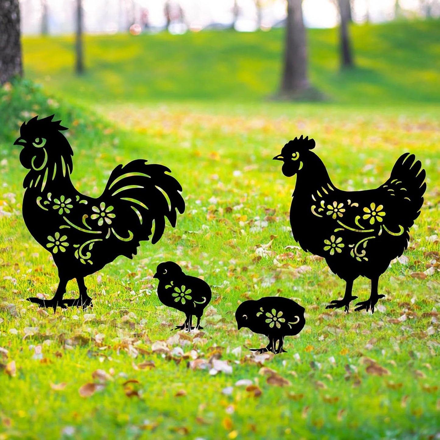 Animal Series Metal Decor for Outside Garden