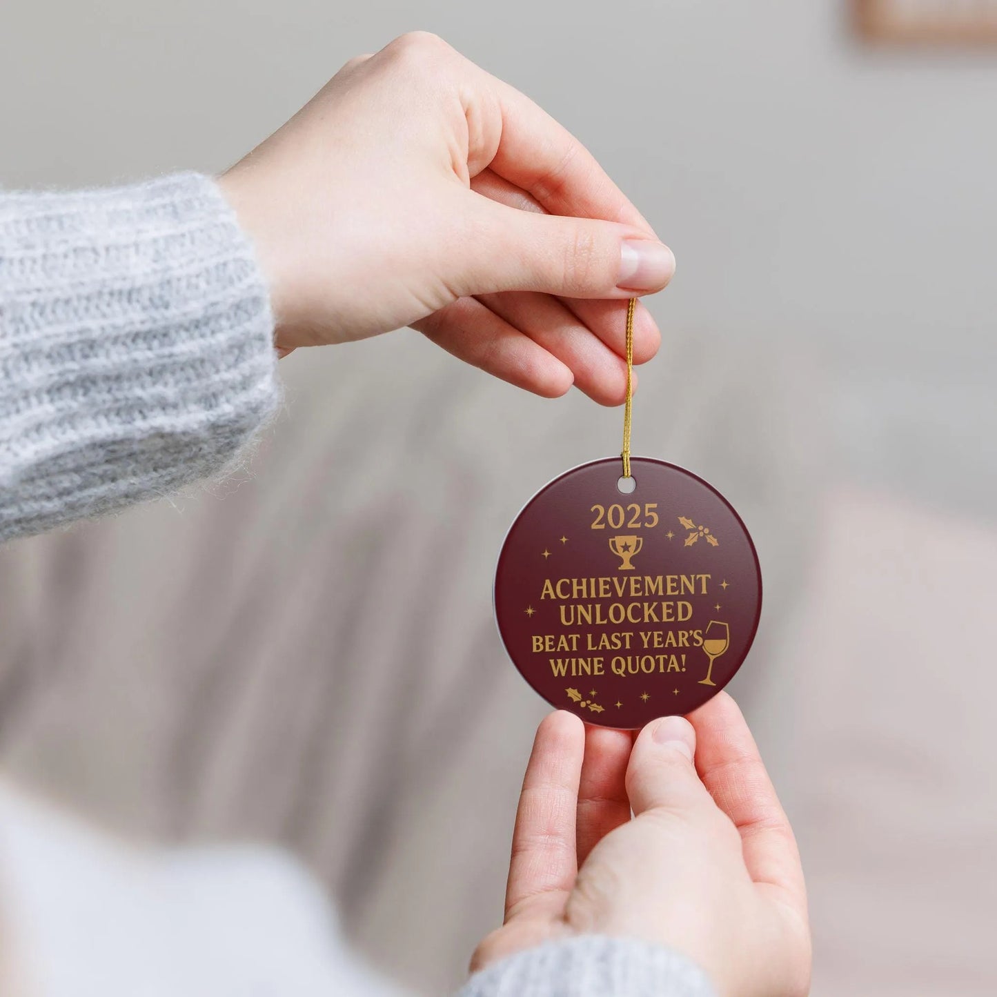 Achievement Unlocked 2025 Christmas Ornament