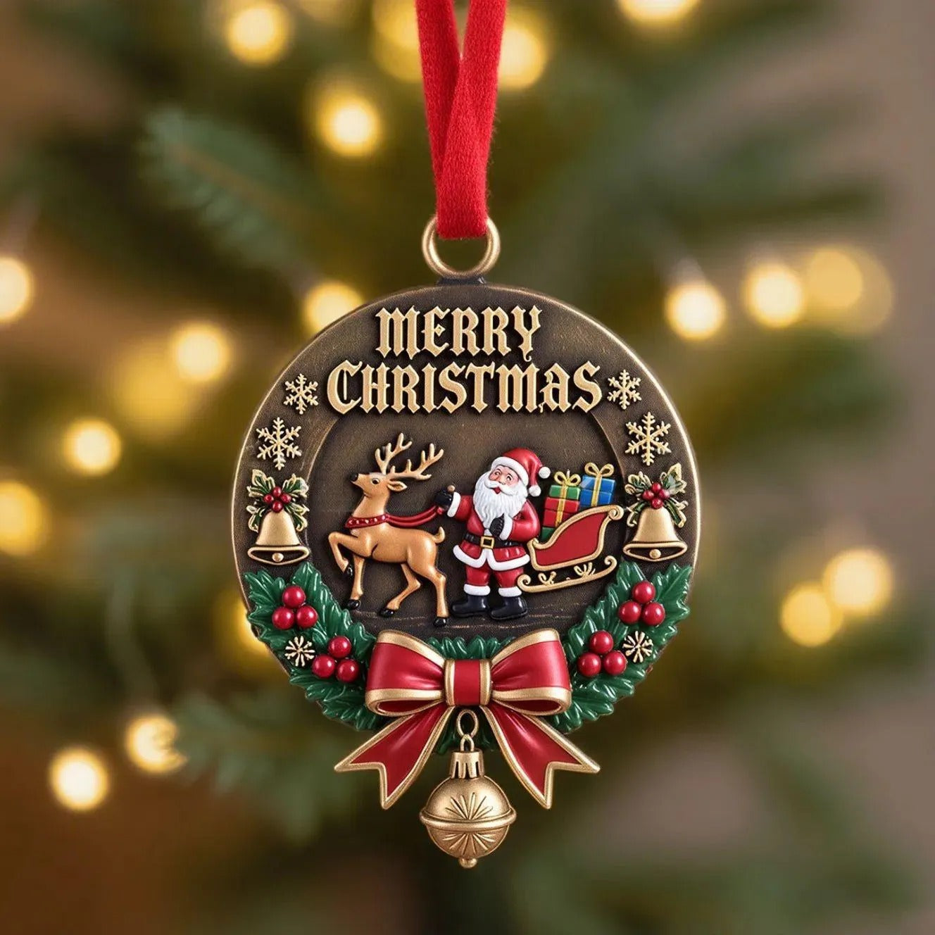 Merry Christmas Hanging Ornaments