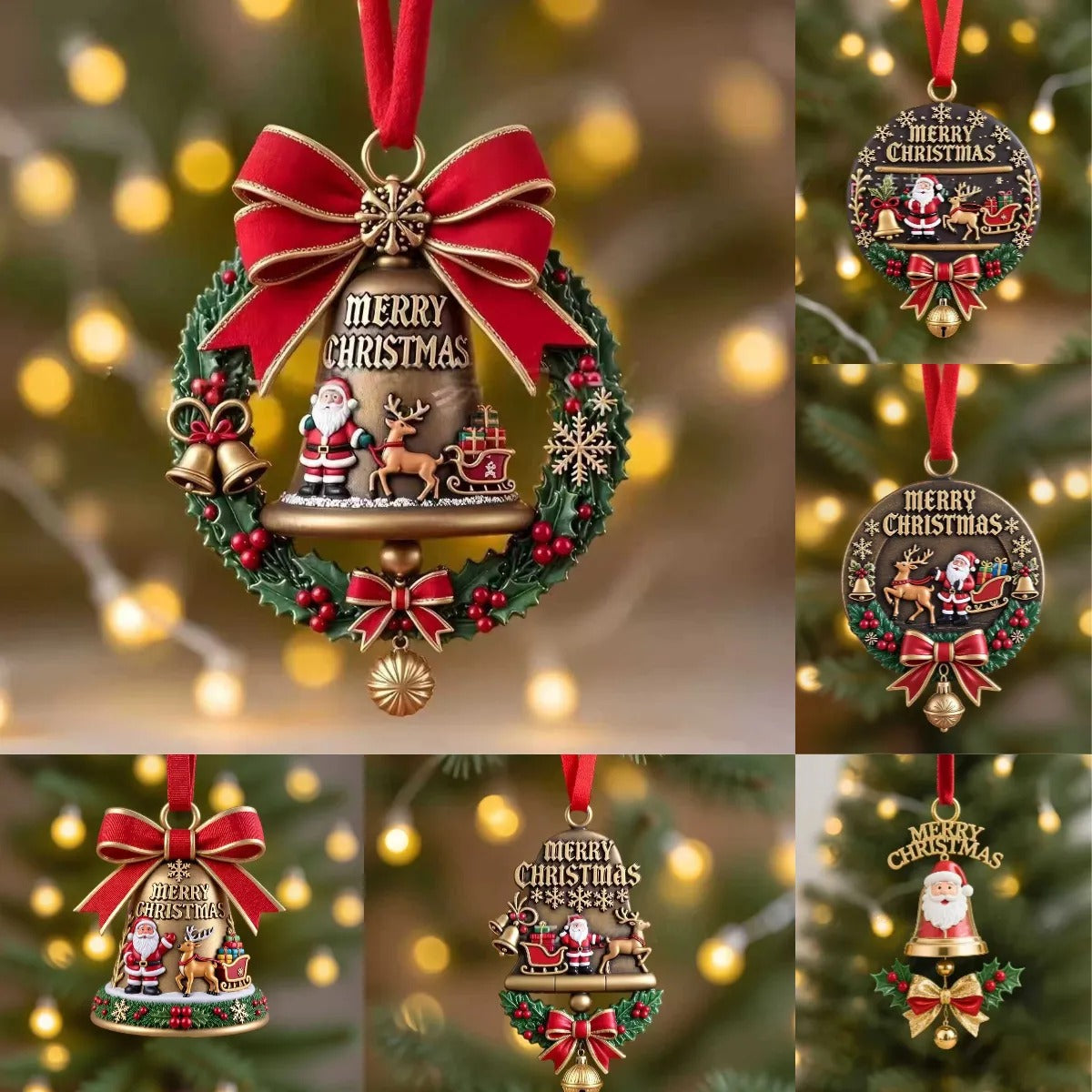 Merry Christmas Hanging Ornaments