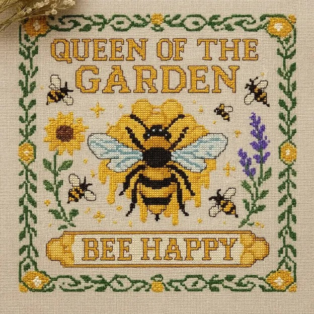 Insects Garden Friends Cross Stitch Kit