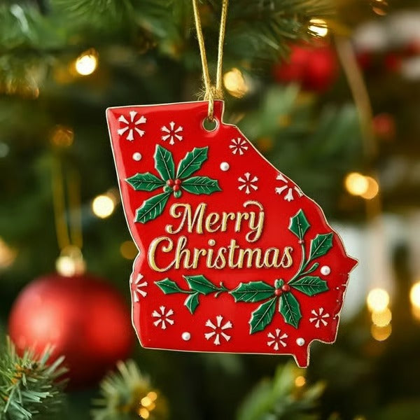 State Pride Christmas Ornament β Holiday Cheer with Local Flair