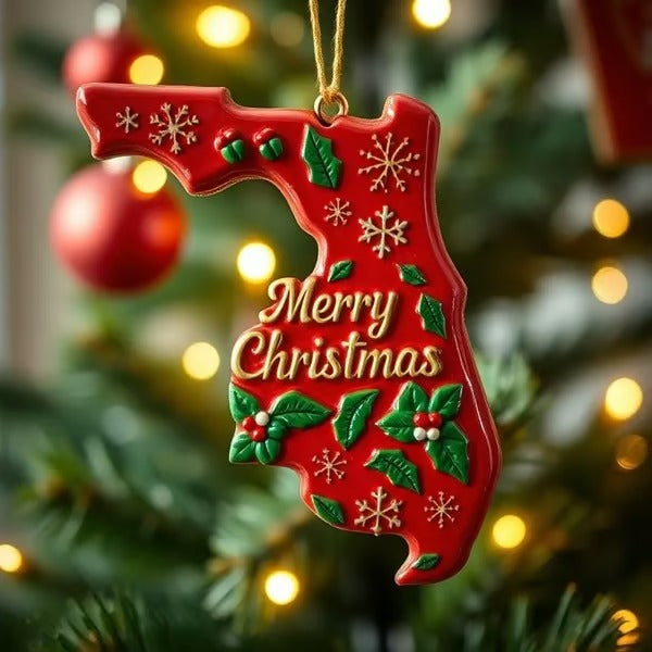 State Pride Christmas Ornament β Holiday Cheer with Local Flair