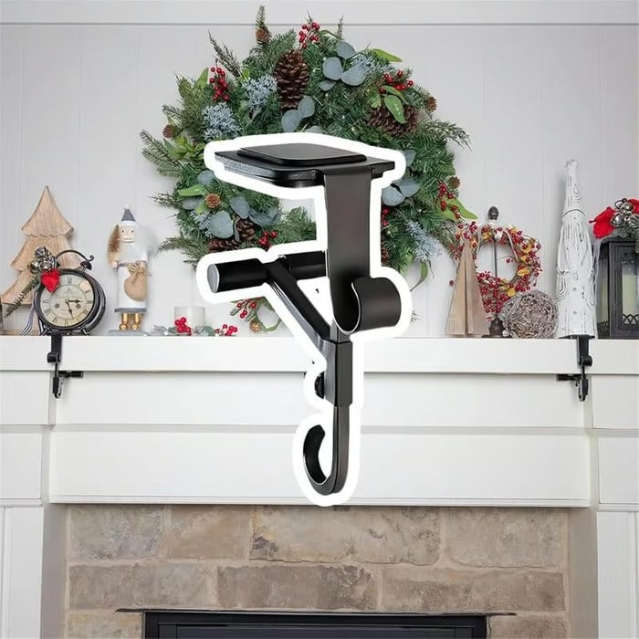 2 In 1 Adjustable Christmas Garland and Stocking Hanger