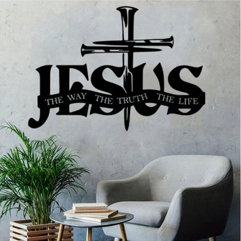 Jesus & Cross Design Wall Art