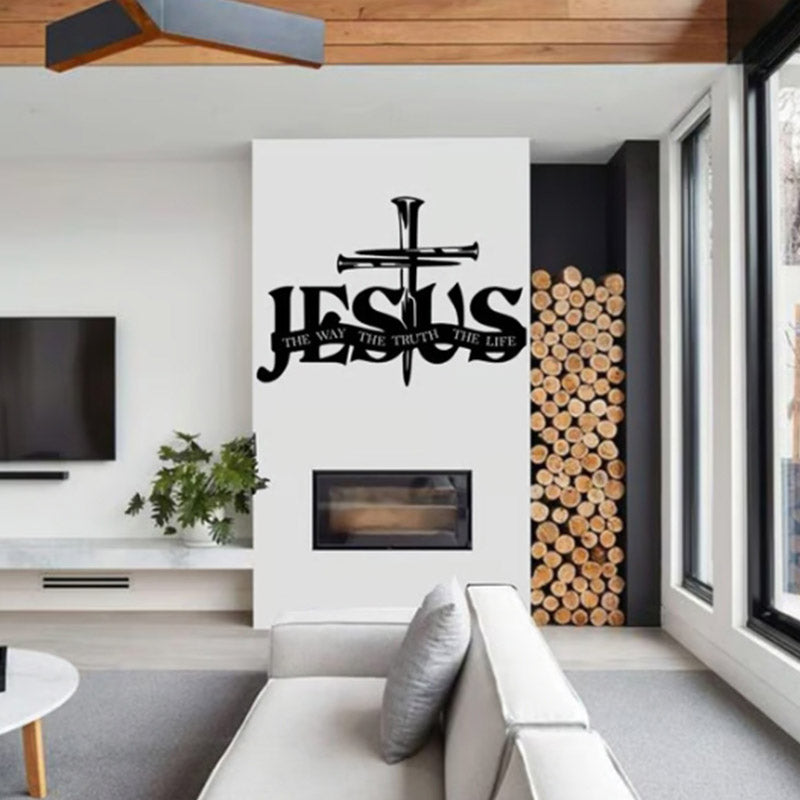 Jesus & Cross Design Wall Art