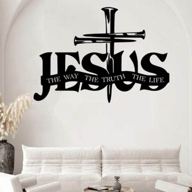 Jesus & Cross Design Wall Art