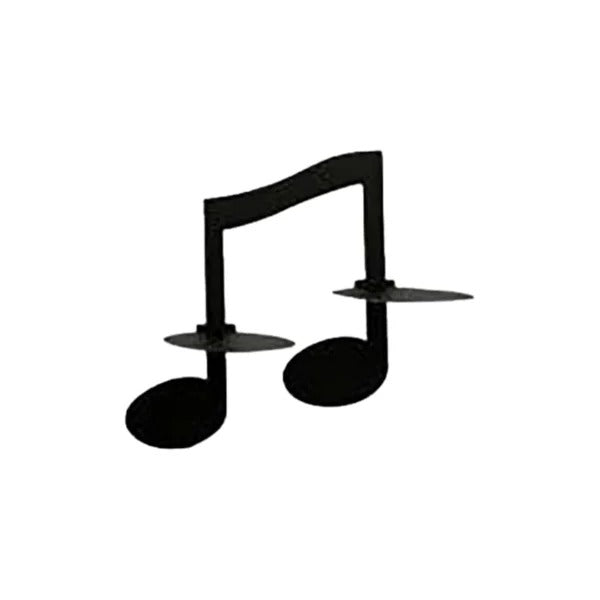 Black Music Note Wall Sconce
