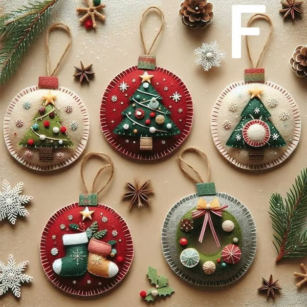 DIY Christmas Felt Patch Kit