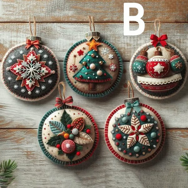 DIY Christmas Felt Patch Kit