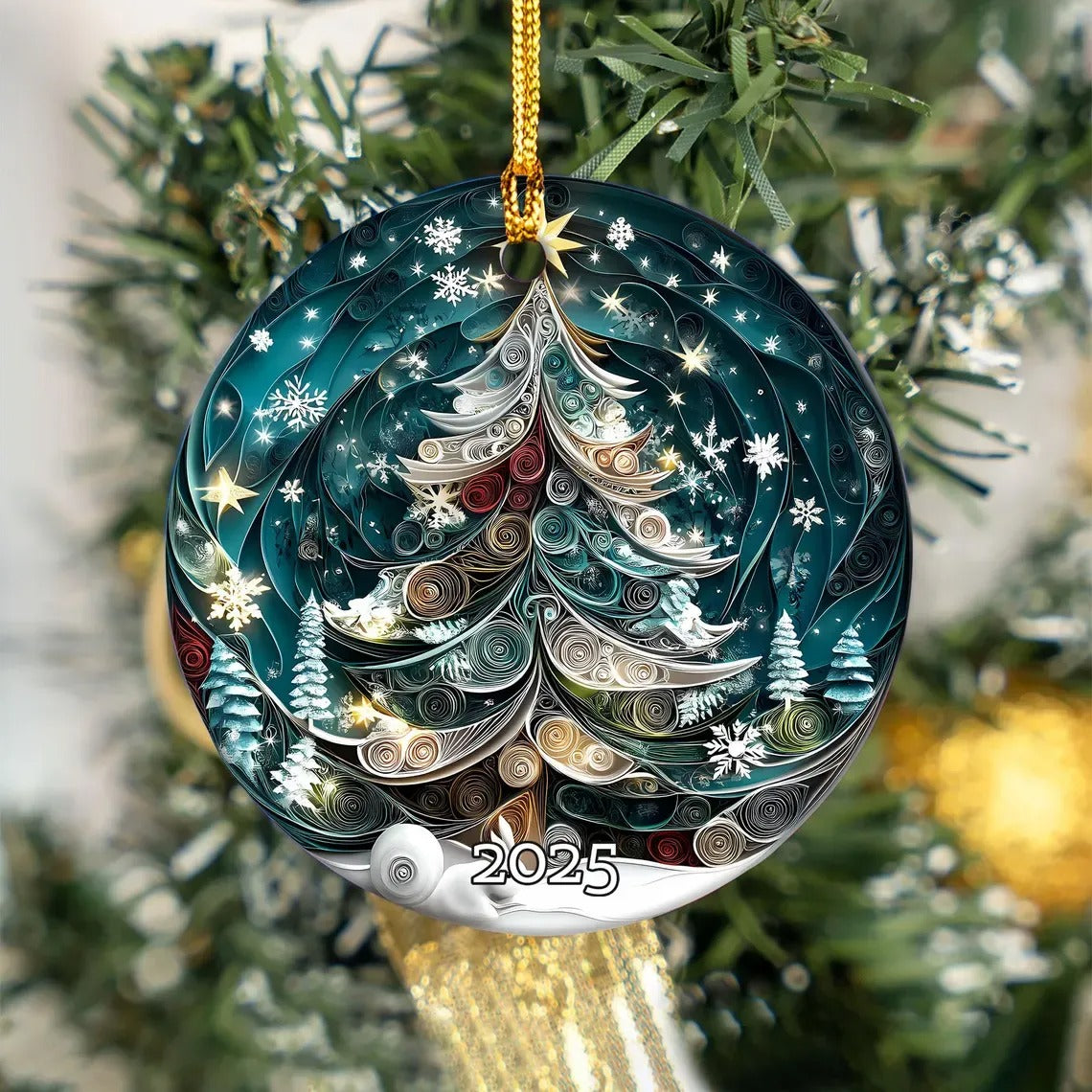 Fantasy Christmas Tree Ornament