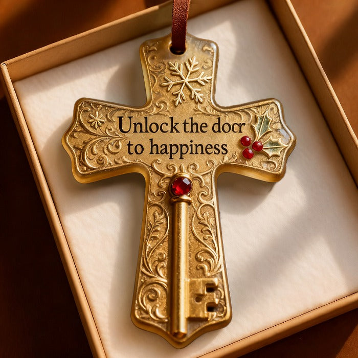 Cross Christmas Ornament