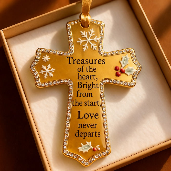 Cross Christmas Ornament