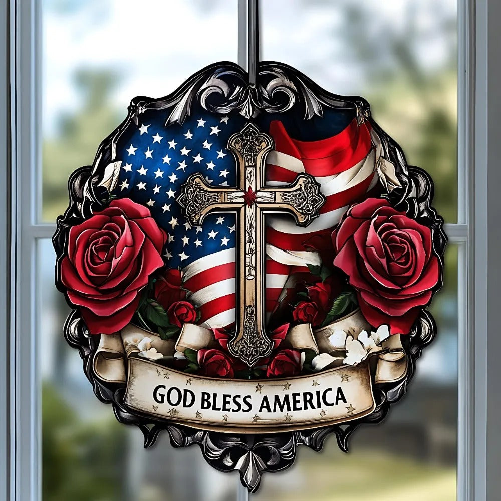 Honor & Remembrance: Poppy Cross Patriotic Keepsake