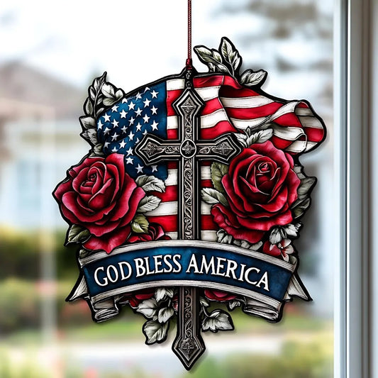 Honor & Remembrance: Poppy Cross Patriotic Keepsake