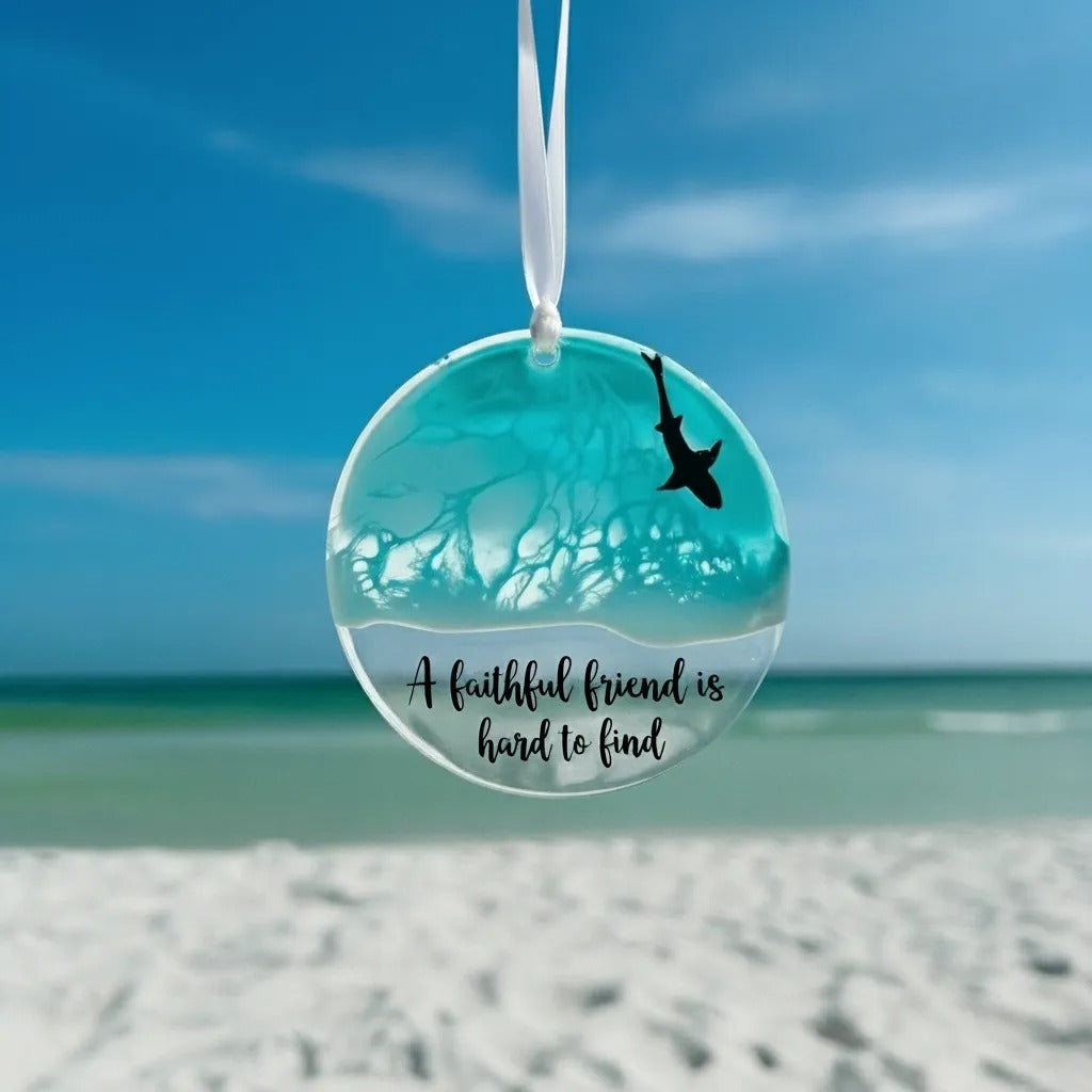 Ocean-Themed Epoxy Ornaments