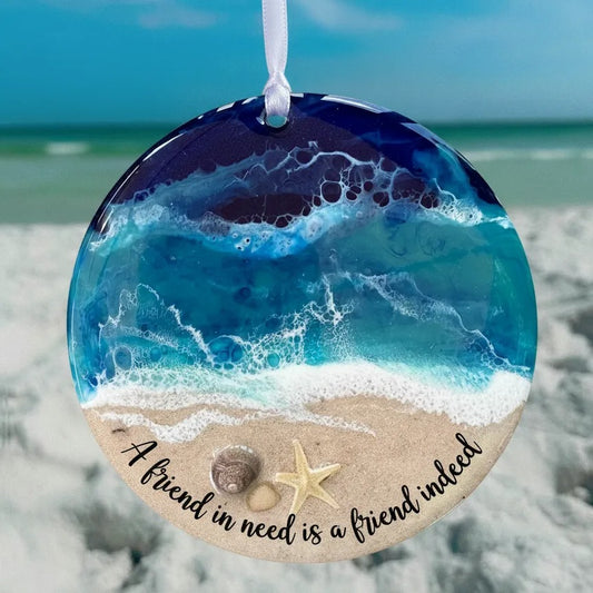 Ocean-Themed Epoxy Ornaments