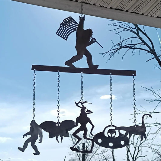 Bigfoot Metal Wind Chime