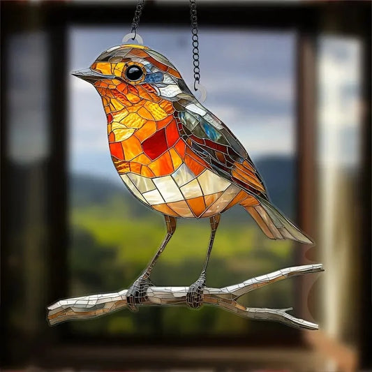Robin Suncatcher Hanging Ornament