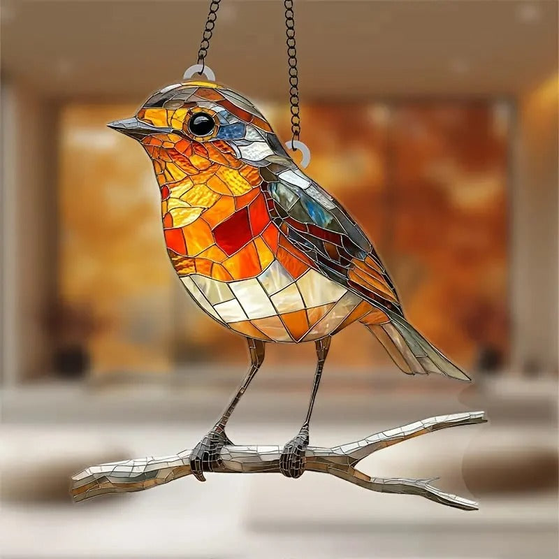 Robin Suncatcher Hanging Ornament