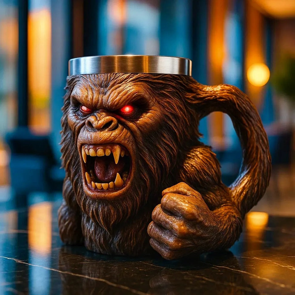 Funny Middle Finger Bigfoot Mug