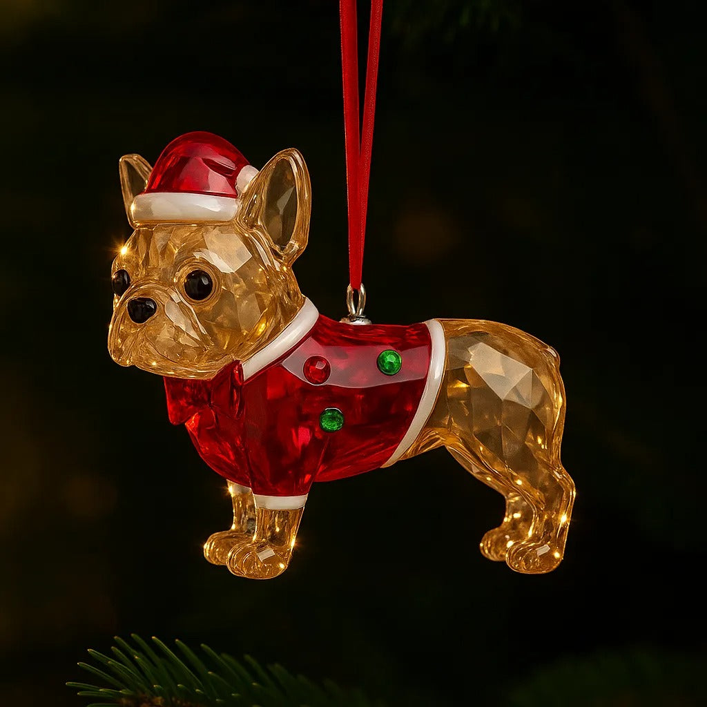 Cute Chihuahua Christmas Ornament
