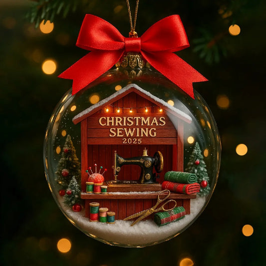 Christmas Sewing 2025 Ornament