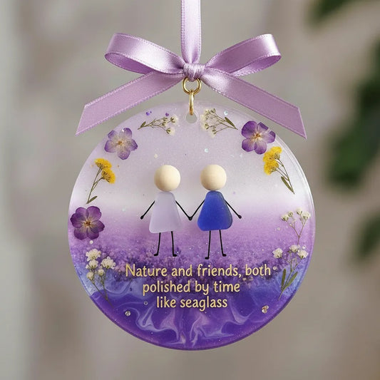 Emotional Sea Glass Christmas Ornament