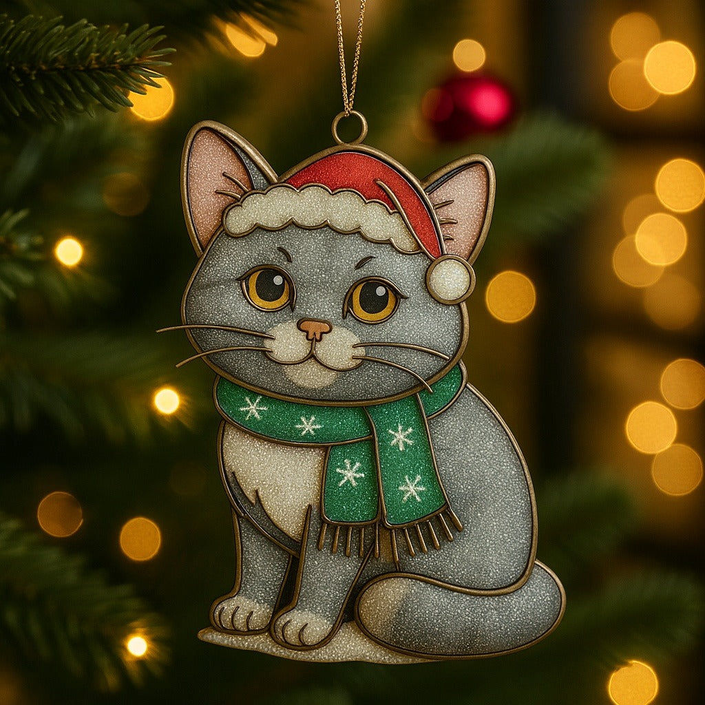 Cat Christmas Ornaments