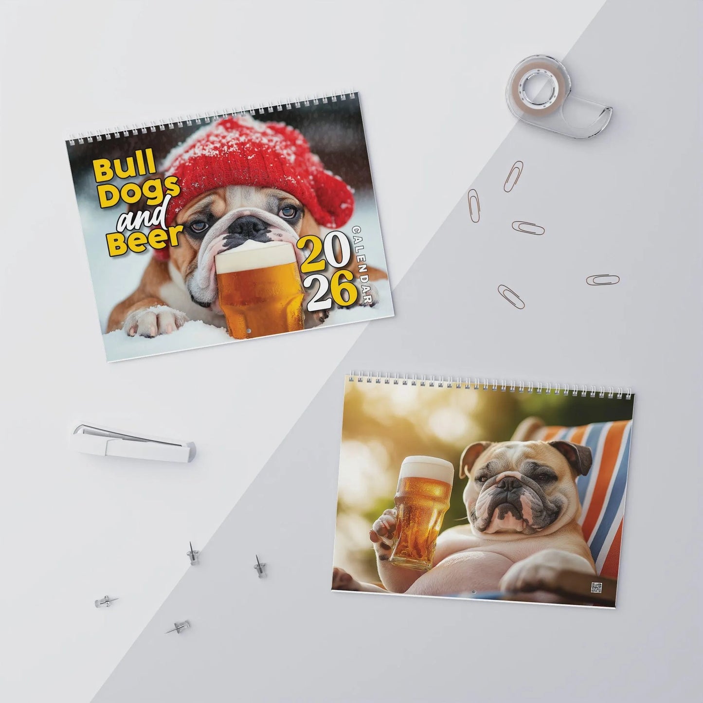 Bull Dogs and Beer 2026 Calendar