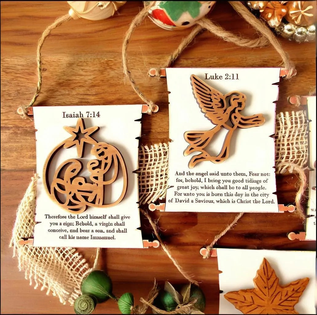 Nativity Scroll Ornament