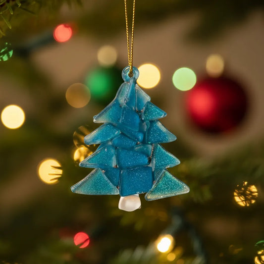 Sea Glass Christmas Tree Ornament